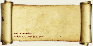 Bojana Hrnjak vizit kartica